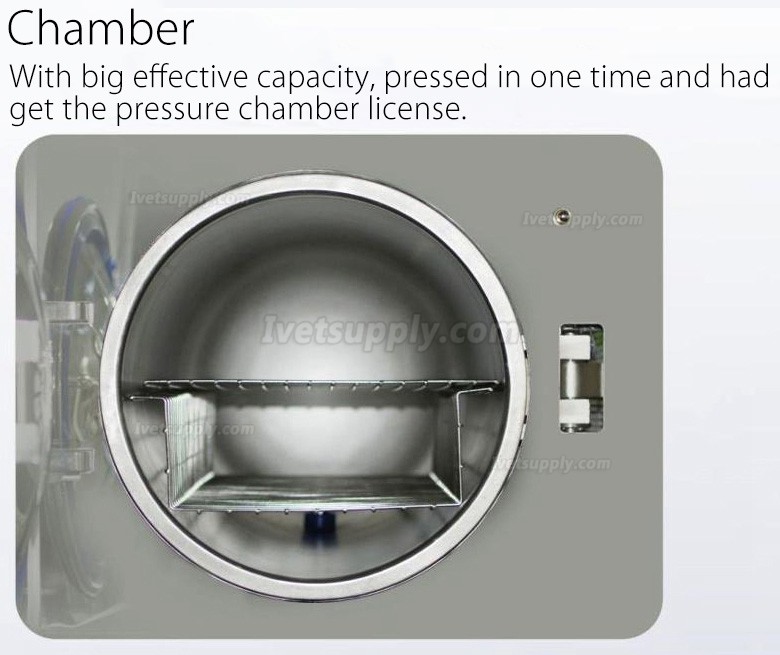 SUN SUN-23L-III-M 18-23L Veterinary Autoclave Sterilizer Vacuum Steam with Printer  Class B